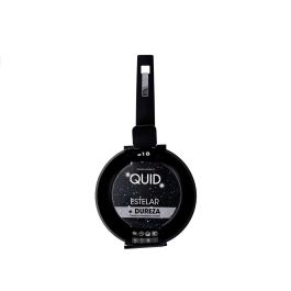 Quid Sartén de Aluminio Forjado Estelar Negro 18 cm. Antiadherente, Mango Ergonómico. Apta para Inducción y Lavavajillas (6 Unidades)