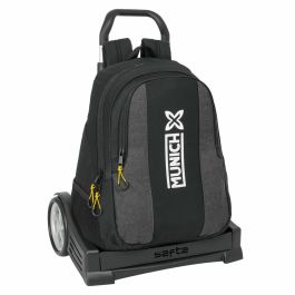 Mochila Escolar con Ruedas Munich Topo Negro 32 x 44 x 16 cm Precio: 35.50000003. SKU: B1CNZEZ8KQ