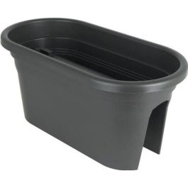 ARTEVASI Jardiniere para balcón Venezia - 30 x 60 x H 27 cm - 18 L - Gris antracita Precio: 32.49999984. SKU: B14FQLXHGM