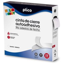 Plico Cinta De Cierre Autoadhesiva 20 mm X 25M Blanco - 2 Rollos Macho y Hembra Precio: 35.58999983. SKU: B12FHTR2H4