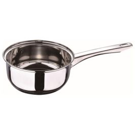 San Ignacio Batería de cocina Cassel SG-8171, 5 piezas acero inoxidable: cazo Ø16 cm, cacerola con tapa Ø18 cm, cacerola con tapa Ø20 cm