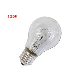 Bombilla incandescente standard clara 60 W e27 125 v (solo uso industrial)