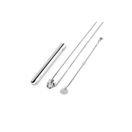 Bala Vibradora Le Wand Necklace Colgante Plateado Bala Vibradora Le Wand Necklace Colgante Plateado