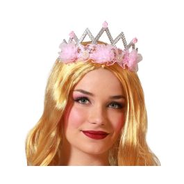 Tiara Rosa de Princesa Fantasía para Mujer Adulta - Complemento para Fiestas Temáticas y Disfraces Precio: 1.49999949. SKU: B19BDNVX4Z