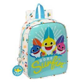 Mochila Infantil Baby Shark Surfing Azul Blanco 22 x 27 x 10 cm Precio: 12.50000059. SKU: B17BBZ9DFW