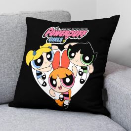 Funda de cojín Powerpuff Girls Powerpuff B Negro Multicolor 45 x 45 cm