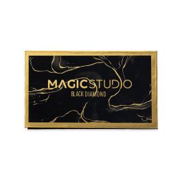 Magic Studio Paleta de Sombras Black Diamond 18 Tonos: Marrones, Naranjas, Bronces para Looks Naturales y Sofisticados