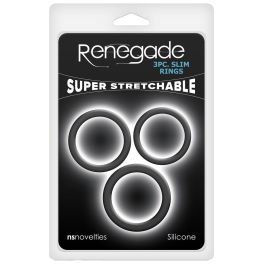 Anillo para el Pene NS Novelties Renegade Negro (S) (M) (L) Anillo para el Pene NS Novelties Renegade Negro (S) (M) (L)