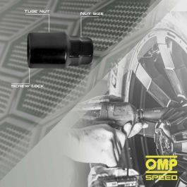 Tornillos Antirrobo OMP OMPS09811201 M12 x 1,25 4 uds Negro