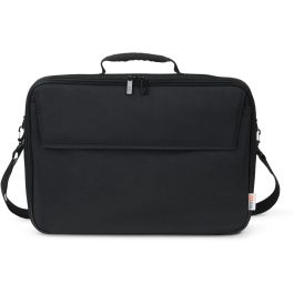 Dicota BASE XX Maletín para Portátiles 13-14.1", Acolchado, Poliéster Negro, con Bolsillo Frontal y Correa Hombro Ajustable
