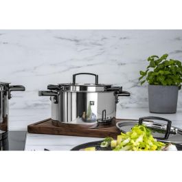 Zwilling Bellasera Juego de Cocina 5 Piezas, Acero Inoxidable, Plata/Negro, Apto Inducción y Horno 200°C