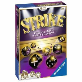 Ravensburger Strike Juego de Mesa (Tamaño de Viaje) Tira Dados, Junta Caras Idénticas, Para Niños a Partir de 7 Años