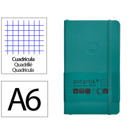 Antartik Cuaderno A6 Tapa Blanda Cuadriculado Verde Aguamarina 100 Hojas 80 gr FSC Precio: 4.49999968. SKU: B14RDCRD7B