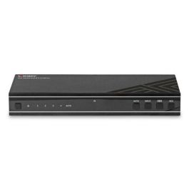 Lindy Switch HDMI Multiview 4x1 4K 60Hz Seamless Ultra HD, Modos Quad-View, PiP, Dual, Control RS-232, Audio/Video Independiente