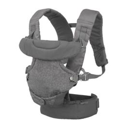 Portabebé Flip ergonómico 4 en 1 gris - INFANTINO - Flip ergonómico 4 en 1 - Poliéster - De 3,6 a 14,5 kg