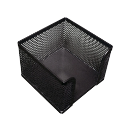 Q-connect Soporte Taco Papel Metálico Rejilla Negro 95x95x80 mm Precio: 4.49999968. SKU: B1CQYV9S3G