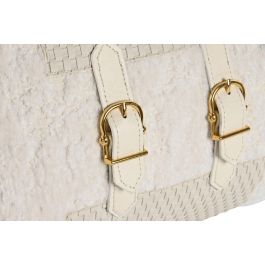 DKD Home Decor Cojín Jacquard Blanco 10 x 30 x 50 cm