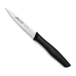 Arcos Cuchillo Mondador con Sierra Serie Nova 100mm, Hoja Acero Inoxidable Nitrum, Mango Ergonómico Polipropileno Negro, para Pelar Frutas y Verduras Precio: 3.50000002. SKU: B19Q92MBPL