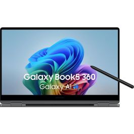 Samsung Galaxy Book5 360 Portátil NP754QHA-KA2ES Intel Core Ultra 7 16 GB RAM 512 GB SSD 15.6" Full HD Táctil Windows 11 Pro Gris