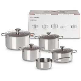 Le Creuset Set de Ollas 3-Ply Plus Cinco Piezas, Plata Precio: 577.99000006. SKU: B19MYAEZXP