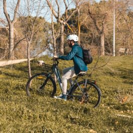 SmartGyro Bicicleta Eléctrica de Paseo Sunset Rueda 27.5" Motor 250W Batería 10Ah 60km Autonomía SHIMANO 6 velocidades Negro SmartGyro Bicicleta Eléctrica de Paseo Sunset Rueda 27.5" Motor 250W Batería 10Ah 60km Autonomía SHIMANO 6 velocidades Negro