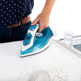 DCook Plancha de Vapor Gallery 2600W, 0.47L, Suela Cerámica, Mango Ergonómico, Antigoteo, Autolimpieza, Bicolor Mate