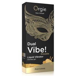 Set de Lubricantes Orgie Dual Vibe! 15 ml Piña Colada