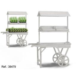 Expositor de Madera Blanco Ibergarden 2 Estantes - 130x178x70 cm Precio: 207.68999988. SKU: B17HRJNBHY