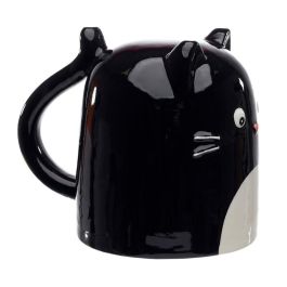 PUCKATOR Taza 3D Gato 500ml Cerámica
