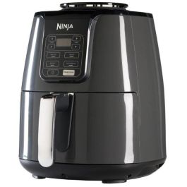 Ninja AF100EU Freidora de Aire Caliente 3.8L, 1550W. Cesta Antiadherente. Función Freír, Asar, Recalentar y Deshidratar. Sin Aceite. Negro