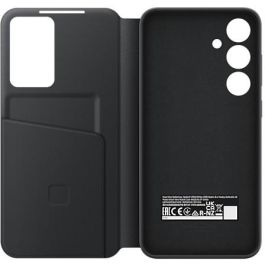 Samsung Funda Smart View Wallet para Galaxy S24+, Cartera con Bolsillo para Tarjetas, Protección Rayones, Negro