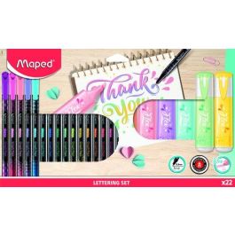 Rotulador Fibra Maped Lettering Set De 22 Precio: 20.69000054. SKU: B1CB482GKH