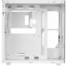 Mars Gaming MCVONEW Caja Gaming Semitorre MCV-ONE Blanca, Cristal Templado, Ventilador FRGB 120mm, Doble Cámara, ATX, RL 240mm