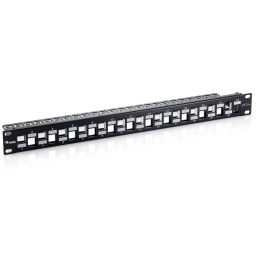 EQUIP Patchpanel 24x Cat6A 19" 1HE FTP Keystone Montaje Negro Precio: 34.50000037. SKU: B1HBRGDNQA