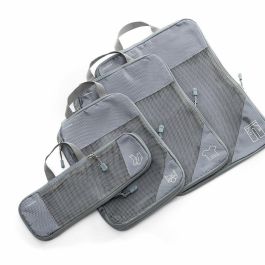 Bolsas Organizadoras de Compresión para Maletas Compakube InnovaGoods 4 Piezas