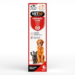 VetIQ Pasta Cuidado Urinario Perros y Gatos con DL-Metionina y Arándano - Disuelve y Previene Cálculos de Estruvita 100 gr