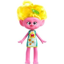 Mattel MATHPG48 Muñeca de moda Trolls VIVA, Pelo Amarillo, 16.5 cm