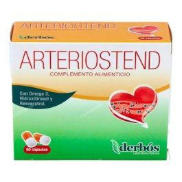 DERBOS Arteriostend 60 Cápsulas - Cuidado Arterial y Circulación con Omega 3, Borraja, Vitamina E y Olivo Precio: 22.4999995. SKU: B1D4QCQZLS