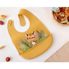 KioKids Babero Silicona Ajustable Mostaza Tigre +6 Meses Precio: 8.954. SKU: B1A877KNYJ