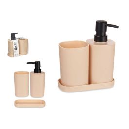 Set 3 Pzs Baño Plastico Beige Berilo 14X17CM (12 Unidades) Precio: 36.49999969. SKU: B1JEVB4BH3