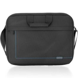 Aisens Maletín Para Portátil De 15,6" Negro con Correa Ajustable y Bolsillo con Cremallera