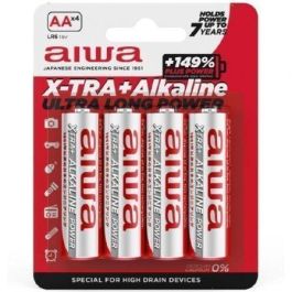 Pack de 4 Pilas AA Aiwa X-TRA+Alcaline LR6/ 1.5V/ Alcalinas Precio: 4.49999968. SKU: B187TFJRN6