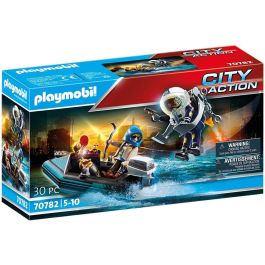 Playmobil 6873 Policía Mochila Propulsora: Detención del Ladrón de Arte con Policía y Delincuente en Bote de Goma Precio: 20.69000054. SKU: B1DVCNMS65