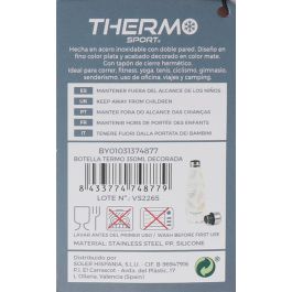 Thermosport Botella Termo Decorada 350 ml Ø7 x 22 cm (6 Unidades)