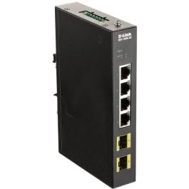 D-Link Switch Industrial 6 Puertos Gigabit Ethernet No Administrado, 4 RJ-45, 2 SFP, 12 Gbit/s, DIN Rail, Negro Precio: 146.7900005. SKU: B1B4JAHL42