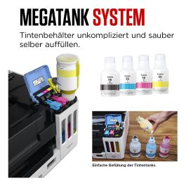 Canon MAXIFY GX1050 Multifunción 3en1 Inyección de Tinta, Imprimir, Copiar, Escanear, LAN, WLAN, Dúplex A4