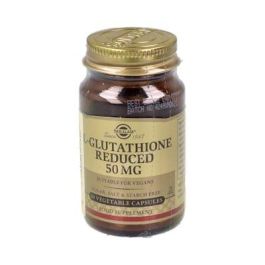 SOLGAR L-Glutation 50 mg, 30 Vegicaps. Antioxidante, apto para veganos. Complemento alimenticio para el bienestar general Precio: 19.69. SKU: B1FWM594YA