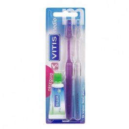 Vitis Cepillo Dental Duplo Medio + Anticar 15ml Precio: 9.5000004. SKU: B1EHWLASNN