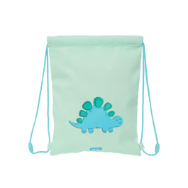 Bolsa Mochila con Cuerdas Safta Dino Verde 26 x 34 x 1 cm Precio: 4.79000038. SKU: B1922XX9HG