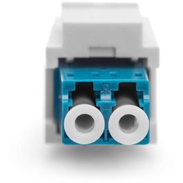 Digitus Acoplamiento Fibra Óptica LC/LC Dúplex Monomodo Keystone Azul OS2 para Cable de Red 22mm